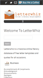 Mobile Screenshot of letterwhiz.com